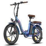 Bicicleta Eléctrica Plegável FAFREES F20+ Pro 36V 25Ah Azul