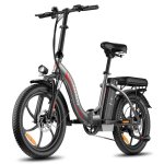 Bicicleta eletrica Fafrees F20 250W 36V 18Ah Pneus fat 20x3 Cinza