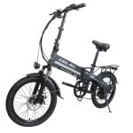 Bicicleta eléctrica ORLMS S9F motor 500 W batería 48 V 13 Ah gris