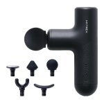Pistola de masaje corporal Mytrex Rebive Air Mini Negra 5 niveles de vibración