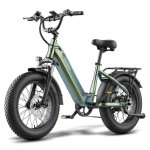 Bicicleta eléctrica Fafrees F20 Rover 250W 48V 20Ah 20" Verde-Azul