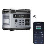 Estação de energia Oukitel P2001 Plus 2048Wh 4 portas AC Bateria LiFePO4 Ecrã LCD Wi-Fi Bluetooth