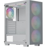 Caja PC Gaming Aerocool B509A Flow ARGB Blanco Vidrio Templado