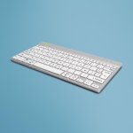 Tastatur R-Go Tools Compact Break kabellos ergonomisch AZERTY Französisch