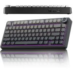 Tastatur Aula F75 Gaming kabellos Hot-Swap mit Drehregler und RGB
