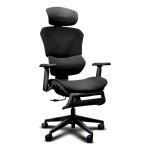 Silla Trust GXT 725 Rivara para videojuegos con respaldo de malla y asiento acolchado