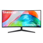 Monitor PC Samsung S55GH 34" Curvo UltraWide Quad HD 120Hz VA FreeSync Premium HDR10 Flicker Free