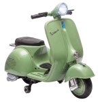 Moto elétrica Aiyaplay Vespa infantil com bateria 7,2V e rodas estabilizadoras