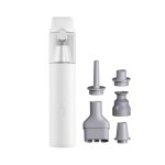 Aspirador de Coche sin Cables, 40kPa, succión/soplado, carga USB-C, portátil, blanco