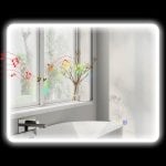 Espelho de Banho Homcom 90x70 cm LED Bluetooth 3 Cores de Luz