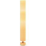 Lâmpada de pé Homcom E27 40W Abajur linho Ø15x120 cm Beige
