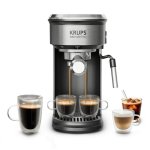 Cafetera Espresso Krups XP350DE0 0,6 L 20 bares con espumador de leche