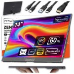 Monitor Zenwire AMG14 14" FullHD+ 60Hz IPS HDR G-Sync USB-C Mini HDMI Pivot