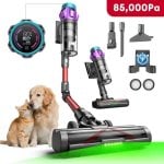 Aspiradora sin Cable Ultenic Up18 600W 85000Pa 80 min Antienredos Mascotas