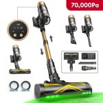 Aspiradora sin Cable Ultenic UL15P 700W 70000 Pa 65 min HEPA 6 etapas LED Verde