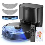 Aspirador Robô Vactidy W11 Com Esvaziamento Automatico Navegação LiDAR 5000Pa