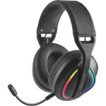 Auriculares Mars Gaming MHW-QUASAR inalámbricos Bluetooth gaming negros con micrófono extraíble