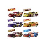Voiture Cars Disney Pixar NASCAR 1/55 Diecast avec roues coulissantes et barriere de pit stop