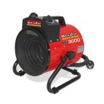 Aquecedor Termoventilador Mecafer MH3000 3000W IP24 Termostato