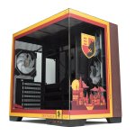 Torre PC Forgeon Tiberium EVO Torre ATX ARGB USB-C Cristal Templado Negra House Pride Gryffindor