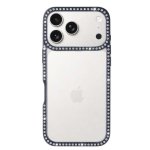 Funda para móvil La Casa de las Carcasas Bumper Perlitas Transparente Reforzada para iPhone 17 Pro