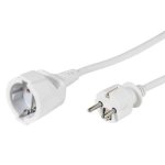 Regleta Vivanco VVELEXTSCH1000W 1 toma 10 m tipo F blanca para interior y exterior