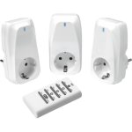 Enchufe inteligente Vivanco VVELSTRSCH4USWK Control remoto y 1150 W
