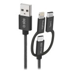 Kabel USB SBS TECABLEUSBIP531BW 1,2 m Schwarz
