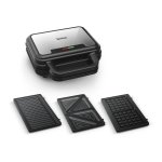 Sandwichera Tefal UltraCompact 3w1 700W con placas intercambiables