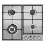 Plaque de gaz Amica PGD6101APR 4 zones inox 59 cm