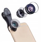 Objetiva macro Apexel APL-24XMH 12x/24x com clip de montagem