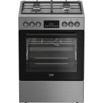 Cozinha a gas e electrica Beko FBM62330GXTN 72 L Inox