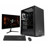 Desktop PcCom Work Intel Core i5-12400 16GB 500GB SSD UHD 730 Windows 11 Home Pack Gaming Monitor 24 FHD