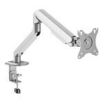 White Shark AKHENATEN Support Moniteur 17 à 32" VESA 75x75 à 100x100 Max 9Kg Bureau Argent