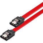 Cable SATA III Sonero 50 cm Rojo con Bloqueo