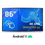 Interaktives Display 4K IGGUAL ORCHID 86" Touch 20 Punkte Android