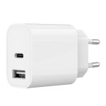 Ladegeraet USB Gembird 2 Ports A+C 2,4A 5V Weiss