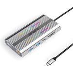 Dock USB-C Orico XDR 12 en 1 RGB HDMI 2.0 DisplayPort 1.4