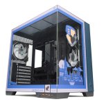 Torre PC Forgeon Tiberium EVO Torre ATX ARGB USB-C Cristal Templado Negra House Pride Ravenclaw