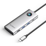Docking Station Orico PW11 8 porte USB-C HDMI 2.0 VGA Argento