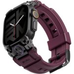 Correa Skinarma para Smartwatch Acero Inoxidable y Silicona Rojo