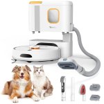 Aspirador Robô com Mopa Teendow D20s Max+ Com Esvaziamento Automatico Navegação LiDAR 6000 Pa