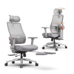 Chaise Ergonomique Newtral MAGICH-GPRO+LAPD-Gray Gris