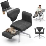 Chaise Ergonomique Newtral Freedom-X-FB Plateau Portatif Gris Fonce