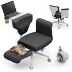 Silla Ergonómica Newtral Freedom-X-FF Reposabrazos Ajustables Bandeja Portátil Reclinable