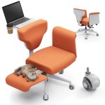 Cadeira Ergonómica Newtral Freedom-X-FF Laranja