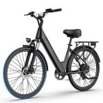 Bicicleta eléctrica URLIFE E26 48V 10.4Ah 26" Negra