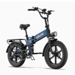 Bicicleta Elétrica URLIFE T5 Azul Bateria 48V 13Ah Pneus Todo-Terreno 20 x 4.0