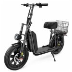 Patinete eléctrico iScooter F7 1000W Autonomía 72km Suspensión doble Negro