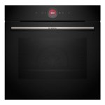 Einbaubackofen Bosch Serie 8 HBG7341B1 Pyrolyse + Hydrolyse 71L 60cm A+ AirFryer Schwarz